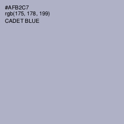 #AFB2C7 - Cadet Blue Color Image